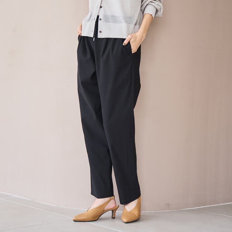 【定番】イージービューティーテーパードパンツ（WEB限定サイズ） | coen【women】 | 詳細画像2 