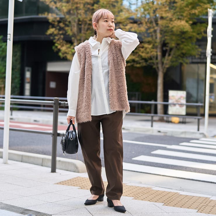 【定番】イージービューティーテーパードパンツ（WEB限定サイズ） | coen【women】 | 詳細画像23 