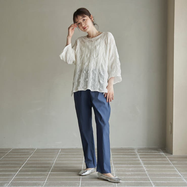 【定番】イージービューティーテーパードパンツ（WEB限定サイズ） | coen【women】 | 詳細画像31 