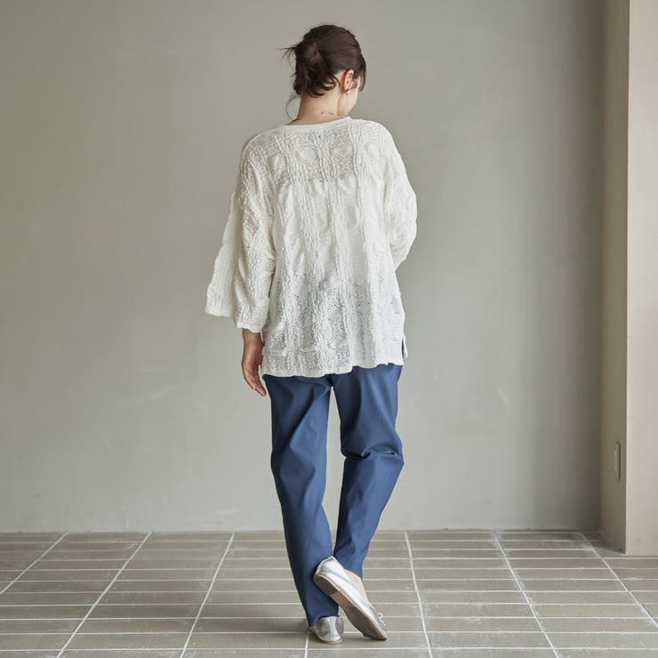 【定番】イージービューティーテーパードパンツ（WEB限定サイズ） | coen【women】 | 詳細画像32 