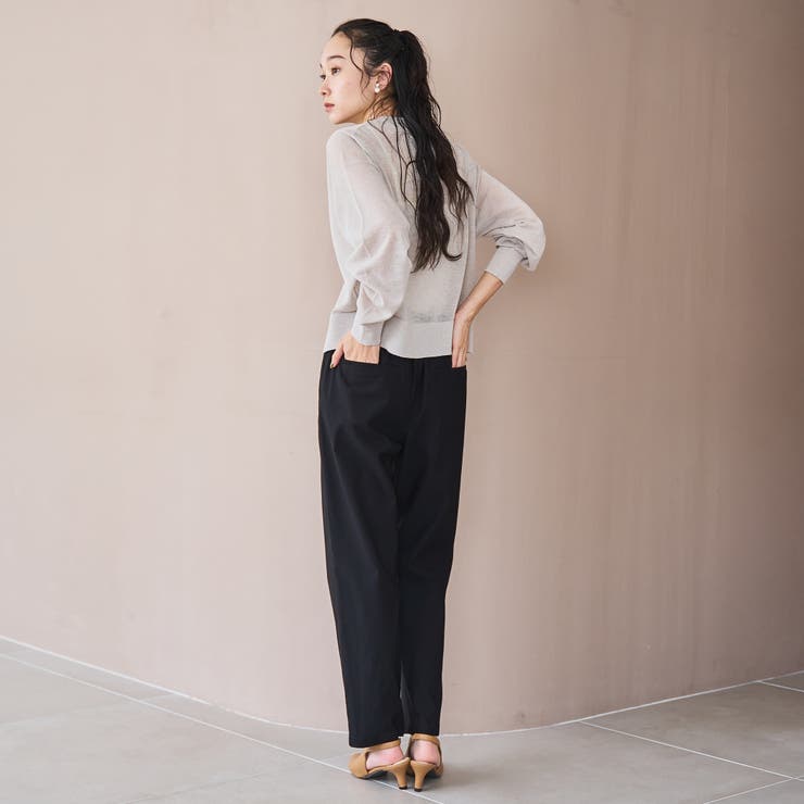 【定番】イージービューティーテーパードパンツ（WEB限定サイズ） | coen【women】 | 詳細画像5 