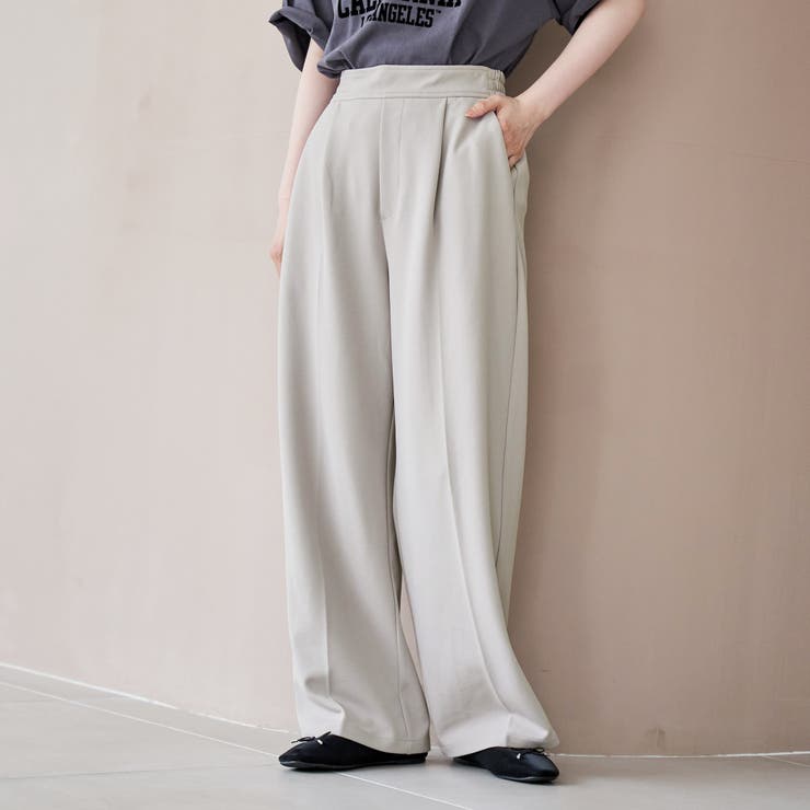 【定番・新色登場】イージービューティーワイドパンツ（WEB限定サイズ） | coen【women】 | 詳細画像15 