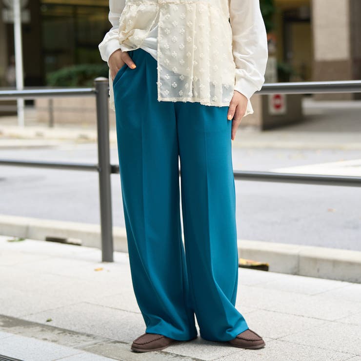 【定番・新色登場】イージービューティーワイドパンツ（WEB限定サイズ） | coen【women】 | 詳細画像29 