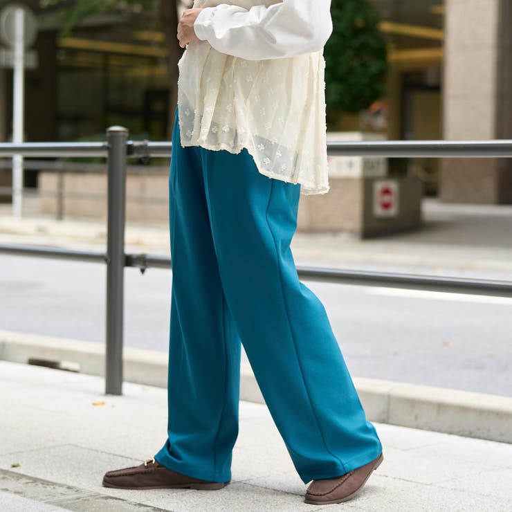 【定番・新色登場】イージービューティーワイドパンツ（WEB限定サイズ） | coen【women】 | 詳細画像30 