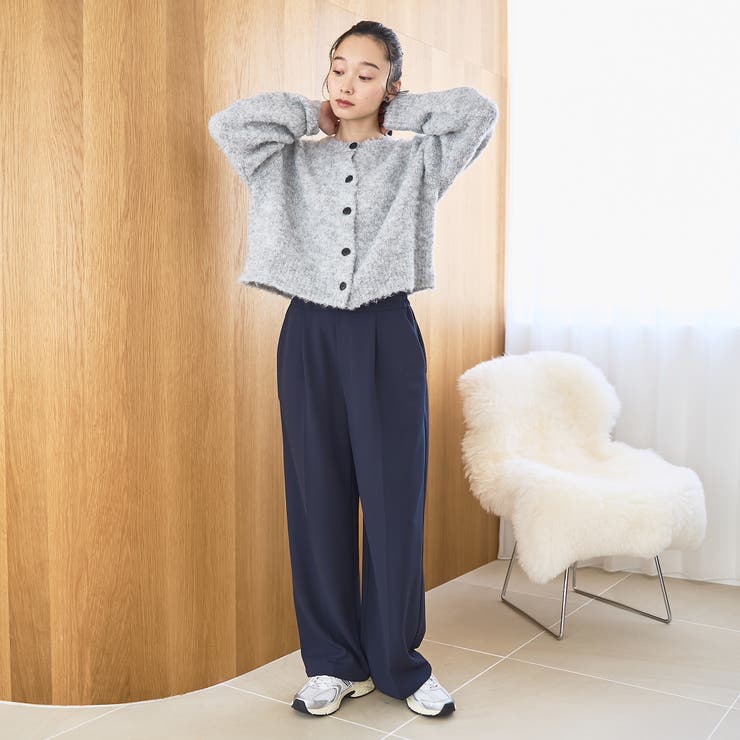 【定番・新色登場】イージービューティーワイドパンツ（WEB限定サイズ） | coen【women】 | 詳細画像36 