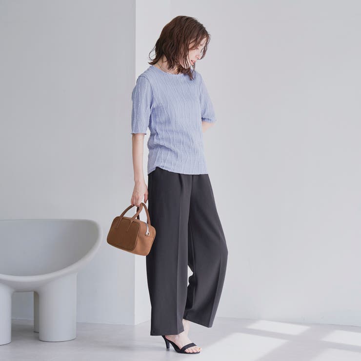 【定番・新色登場】イージービューティーワイドパンツ（WEB限定サイズ） | coen【women】 | 詳細画像8 