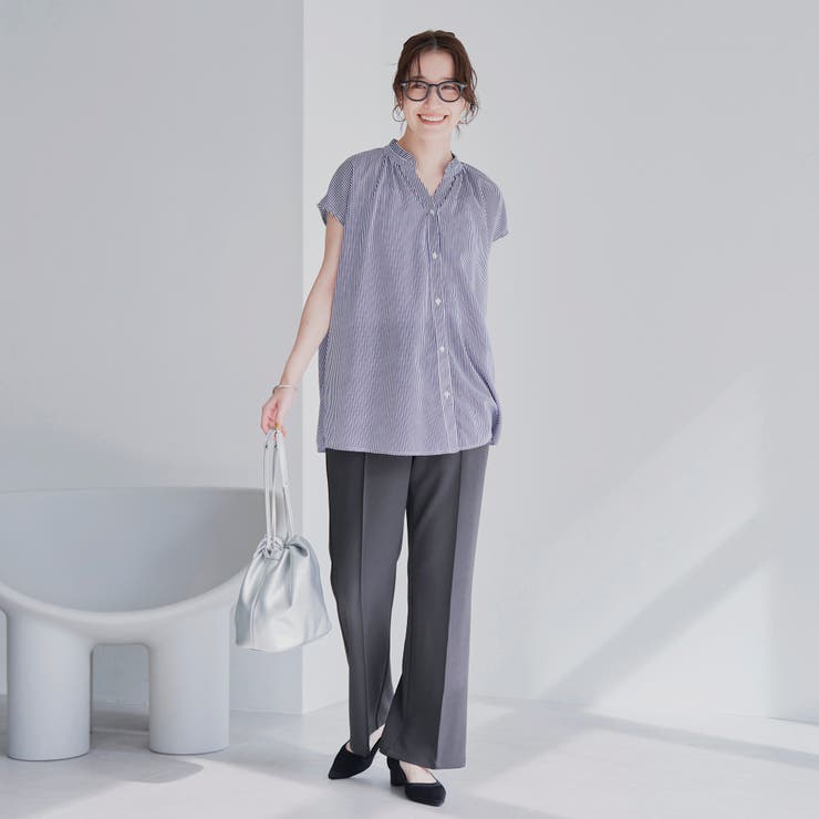 イージービューティーカットフレアパンツ（WEB限定サイズ） | coen【women】 | 詳細画像12 