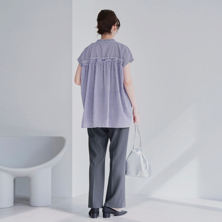 イージービューティーカットフレアパンツ（WEB限定サイズ） | coen【women】 | 詳細画像14 