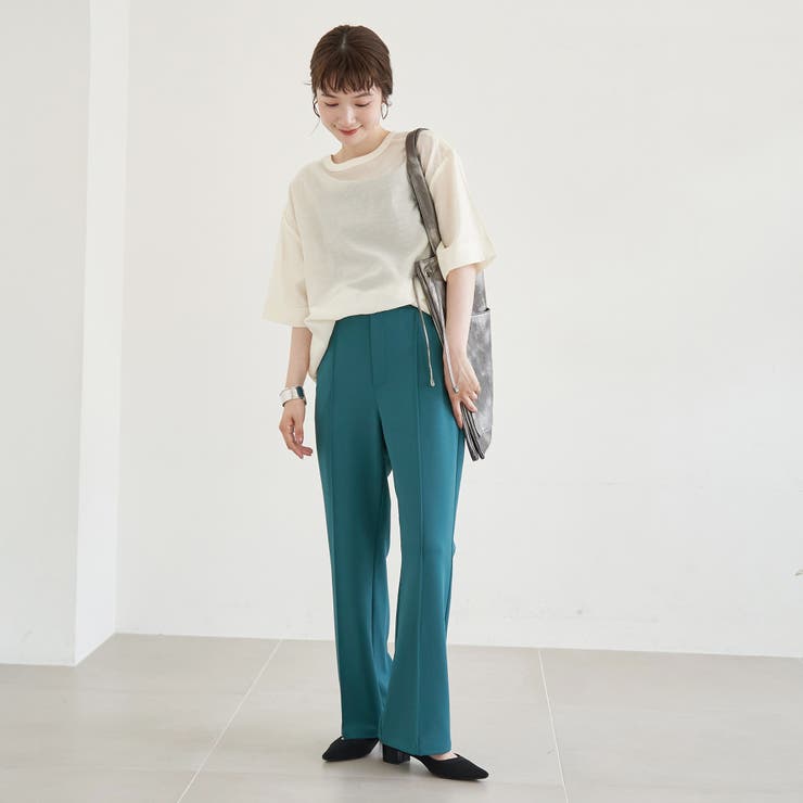 イージービューティーカットフレアパンツ（WEB限定サイズ） | coen【women】 | 詳細画像26 