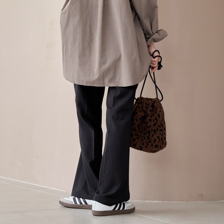 イージービューティーカットフレアパンツ（WEB限定サイズ） | coen【women】 | 詳細画像4 