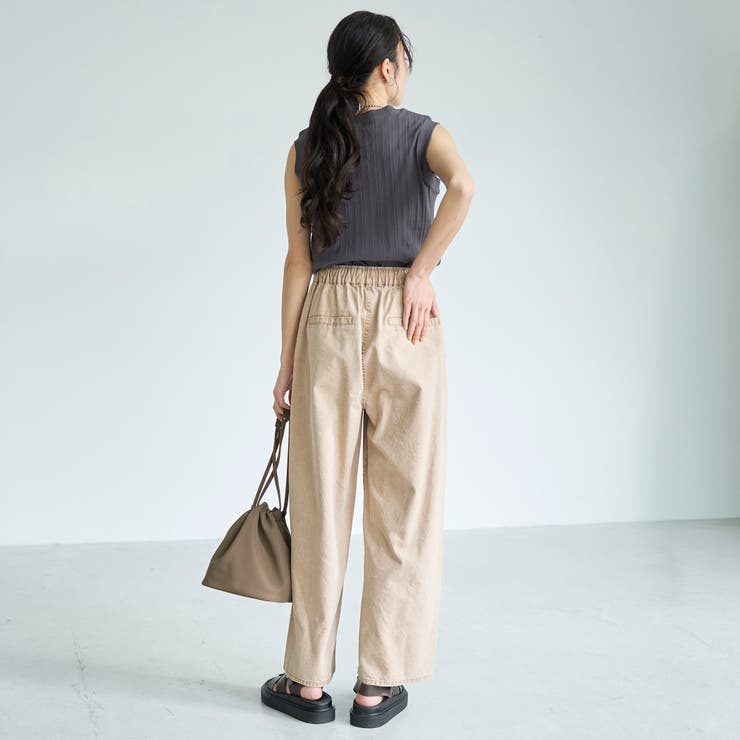 【新色 WEB限定カラーあり】コットンレーヨンデニムワイドパンツ（インフルエンサ… | coen【women】 | 詳細画像11 