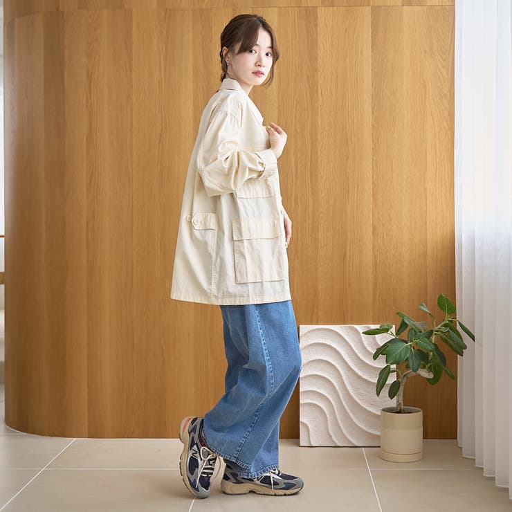 【新色 WEB限定カラーあり】コットンレーヨンデニムワイドパンツ（インフルエンサ… | coen【women】 | 詳細画像21 