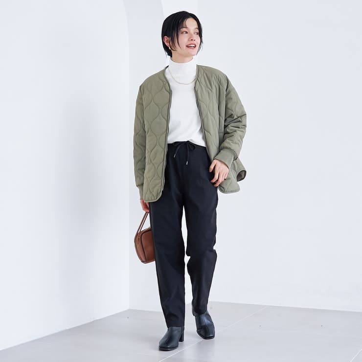 【定番】イージービューティー裏起毛テーパードパンツ（WEB限定サイズあり） | coen【women】 | 詳細画像10 