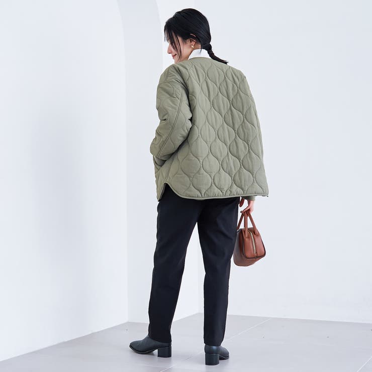 【定番】イージービューティー裏起毛テーパードパンツ（WEB限定サイズあり） | coen【women】 | 詳細画像11 