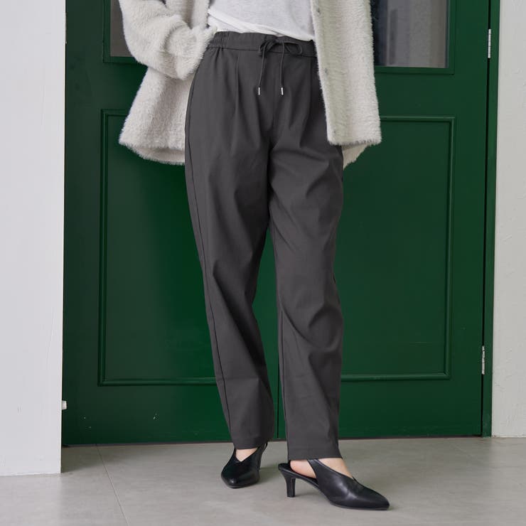 【定番】イージービューティー裏起毛テーパードパンツ（WEB限定サイズあり） | coen【women】 | 詳細画像12 