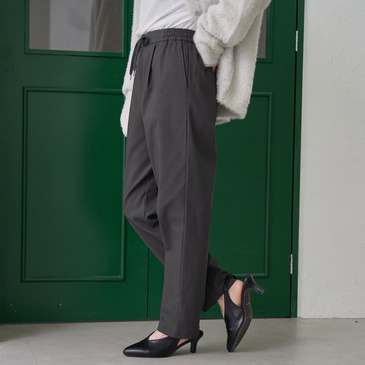 【定番】イージービューティー裏起毛テーパードパンツ（WEB限定サイズあり） | coen【women】 | 詳細画像13 