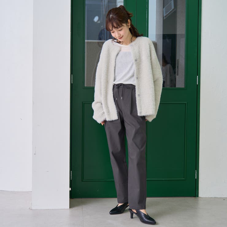 【定番】イージービューティー裏起毛テーパードパンツ（WEB限定サイズあり） | coen【women】 | 詳細画像15 
