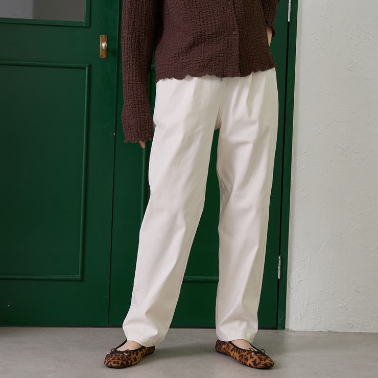 【定番】イージービューティー裏起毛テーパードパンツ（WEB限定サイズあり） | coen【women】 | 詳細画像2 