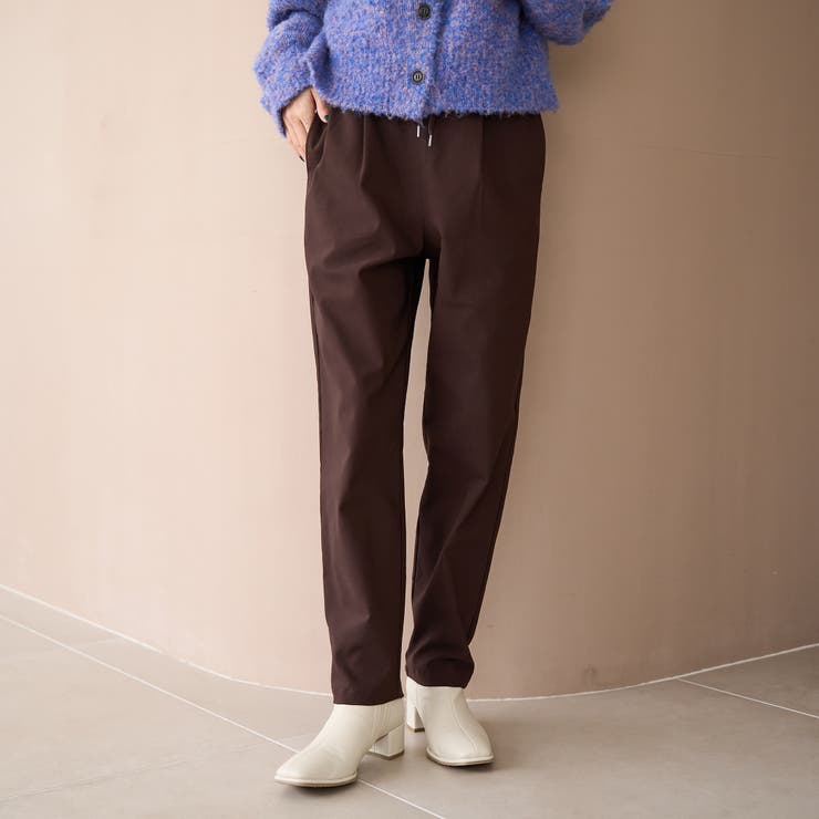 【定番】イージービューティー裏起毛テーパードパンツ（WEB限定サイズあり） | coen【women】 | 詳細画像21 