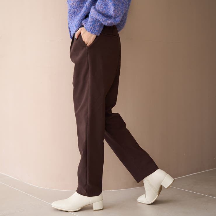 【定番】イージービューティー裏起毛テーパードパンツ（WEB限定サイズあり） | coen【women】 | 詳細画像22 
