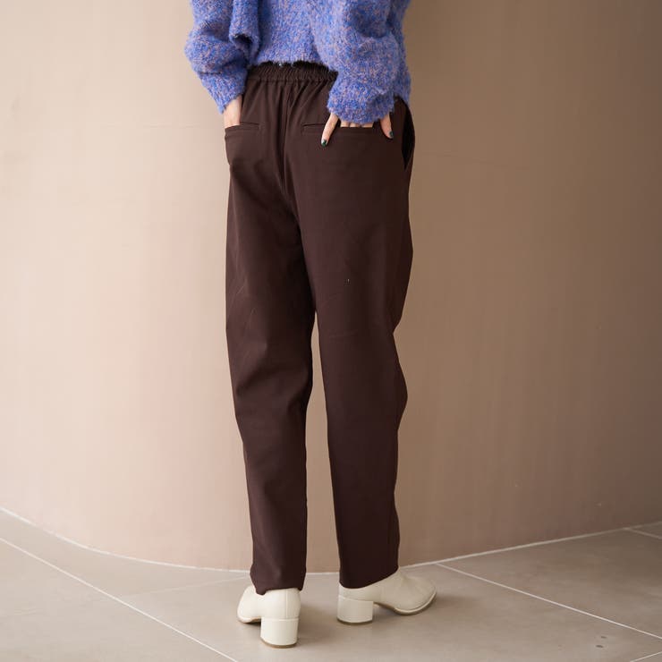 【定番】イージービューティー裏起毛テーパードパンツ（WEB限定サイズあり） | coen【women】 | 詳細画像23 