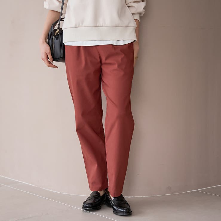 【定番】イージービューティー裏起毛テーパードパンツ（WEB限定サイズあり） | coen【women】 | 詳細画像28 