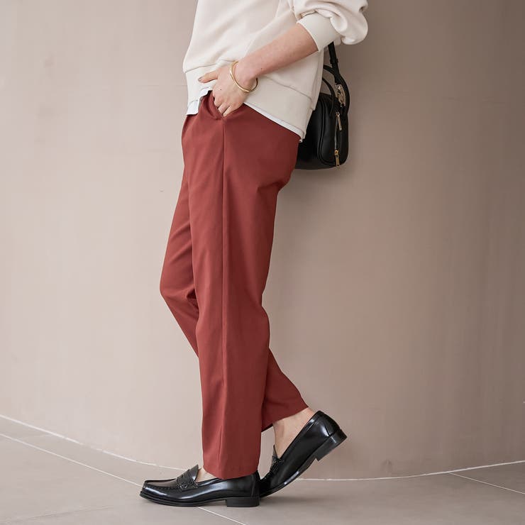 【定番】イージービューティー裏起毛テーパードパンツ（WEB限定サイズあり） | coen【women】 | 詳細画像29 
