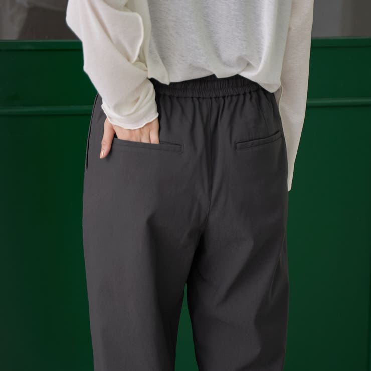 【定番】イージービューティー裏起毛テーパードパンツ（WEB限定サイズあり） | coen【women】 | 詳細画像42 