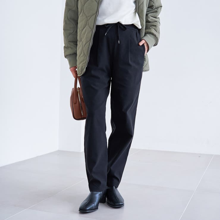 【定番】イージービューティー裏起毛テーパードパンツ（WEB限定サイズあり） | coen【women】 | 詳細画像7 