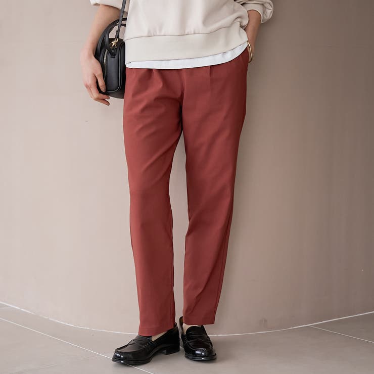 BRICK | 【定番】イージービューティー裏起毛テーパードパンツ（WEB限定サイズあり） | coen【women】