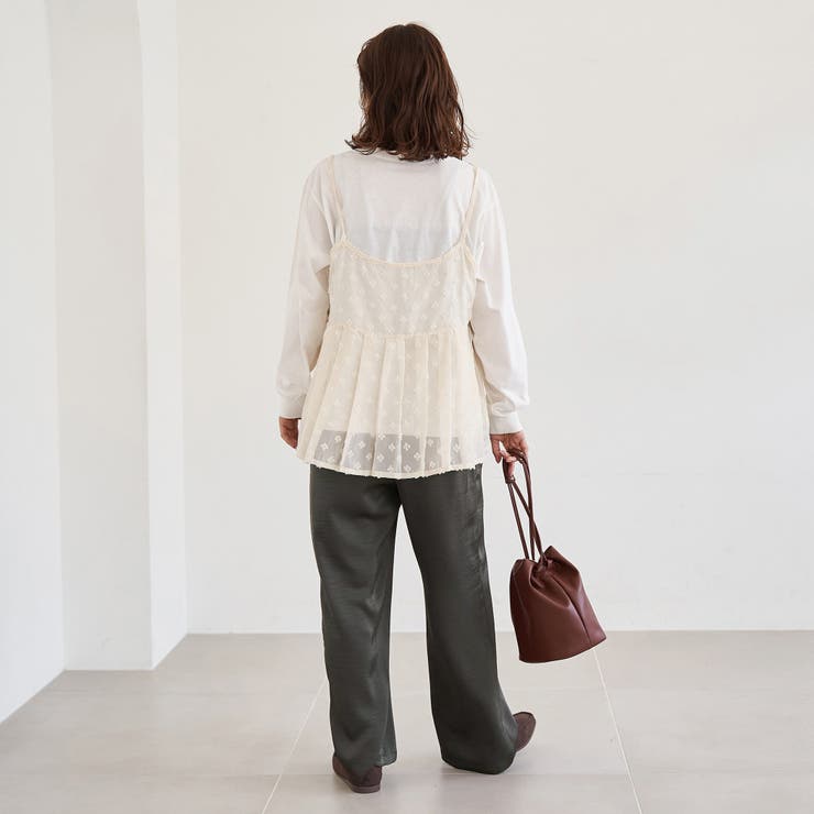 サテンイージーパンツ | coen【women】 | 詳細画像13 