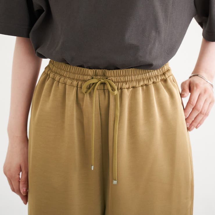 サテンイージーパンツ | coen【women】 | 詳細画像23 