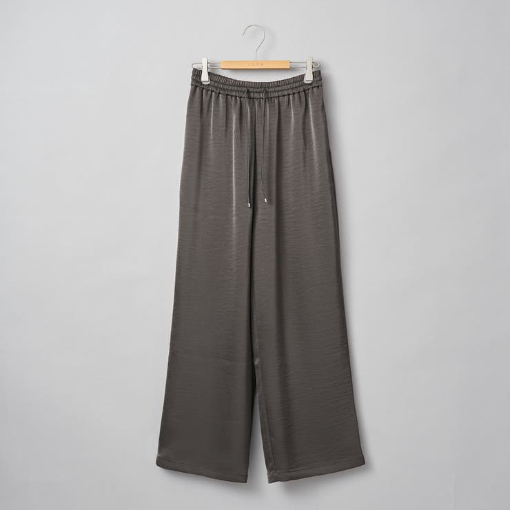 サテンイージーパンツ | coen【women】 | 詳細画像30 