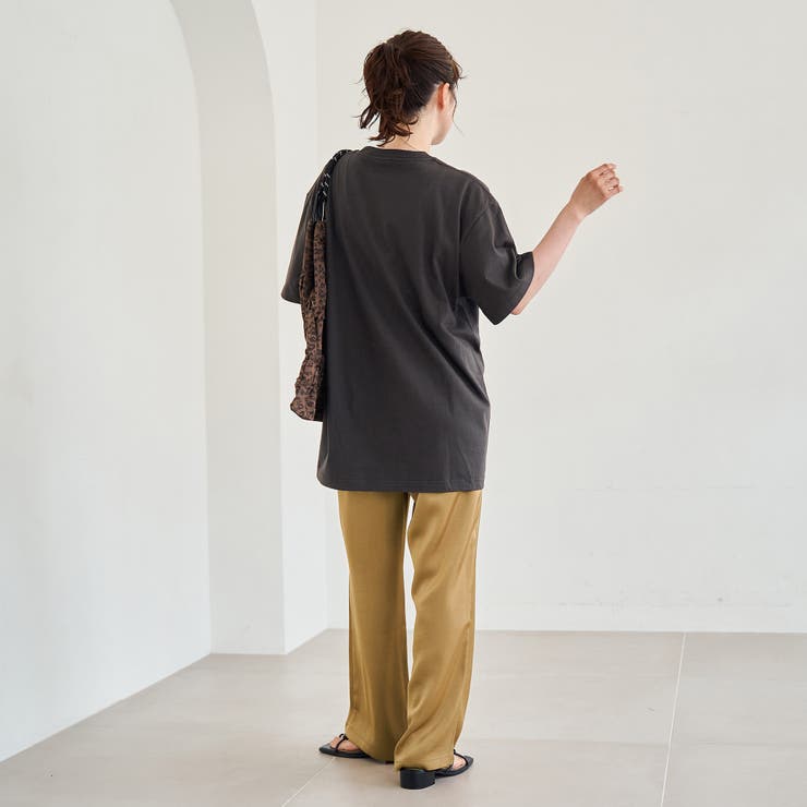 サテンイージーパンツ | coen【women】 | 詳細画像7 