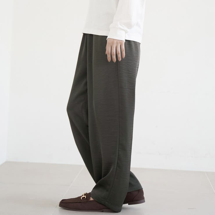 サテンイージーパンツ | coen【women】 | 詳細画像9 