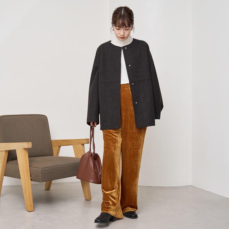 楊柳ベロアイージーパンツ | coen【women】 | 詳細画像17 