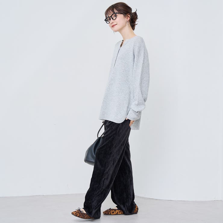 楊柳ベロアイージーパンツ | coen【women】 | 詳細画像6 