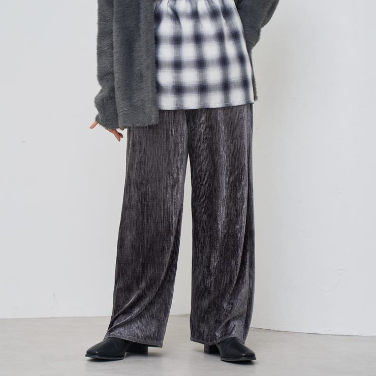 楊柳ベロアイージーパンツ | coen【women】 | 詳細画像8 