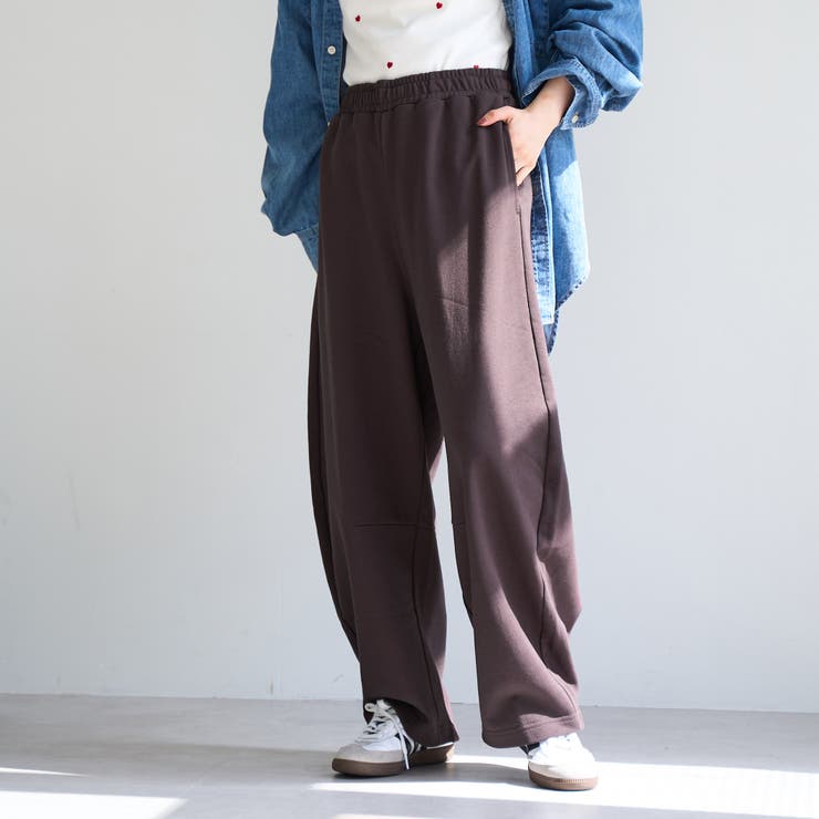 裏毛イージーカーブパンツ | coen【women】 | 詳細画像19 