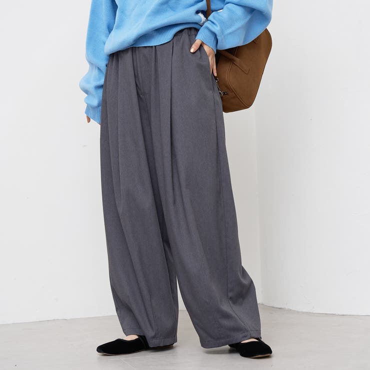 MD.GRAY | TRイージーカーブパンツ | coen【women】