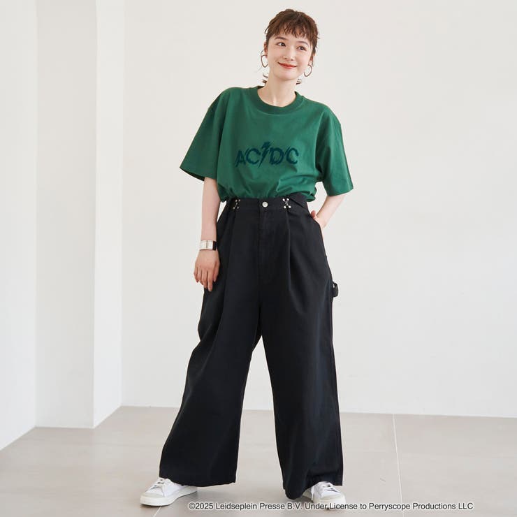 BLACK | 【SMITH’S（スミス）別注】サスペンダー付きパンツ | coen【women】