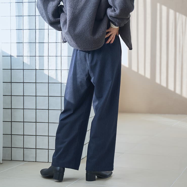 TRストライプタックワイドパンツ | coen【women】 | 詳細画像11 