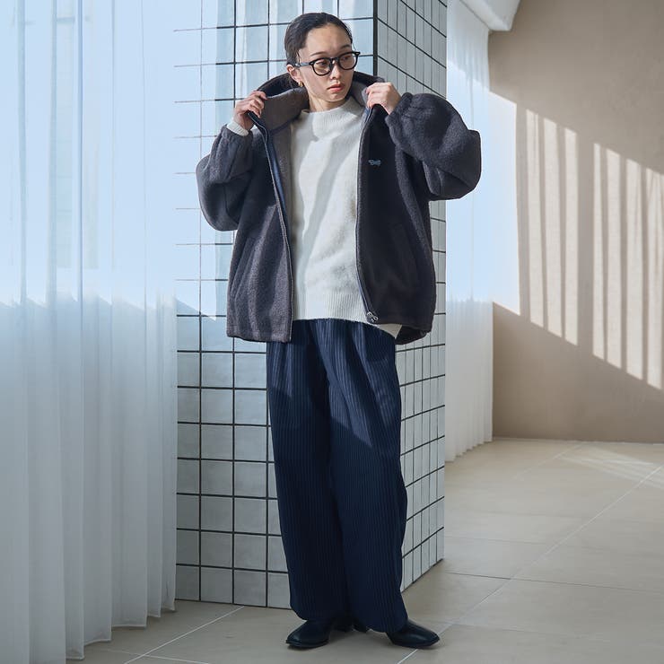 TRストライプタックワイドパンツ | coen【women】 | 詳細画像12 