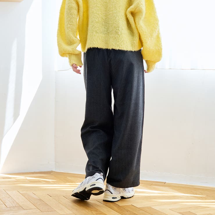 TRストライプタックワイドパンツ | coen【women】 | 詳細画像4 