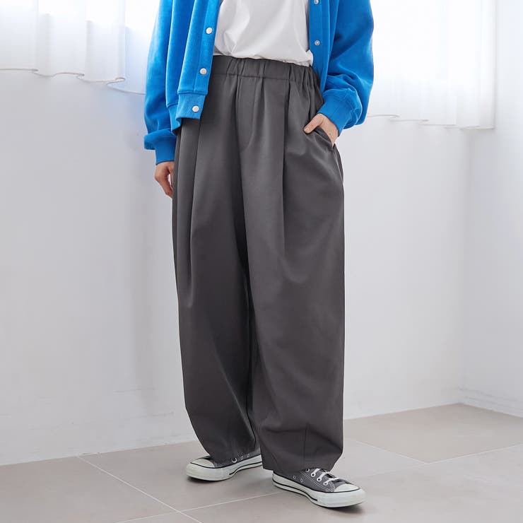 ウールライク裏起毛イージーカーブパンツ | coen【women】 | 詳細画像1 