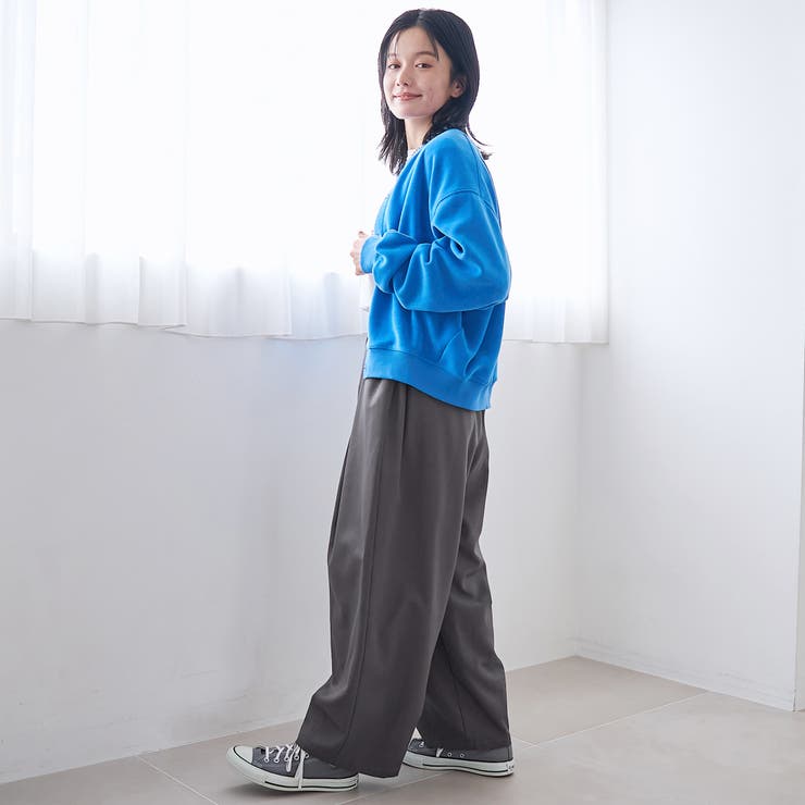 ウールライク裏起毛イージーカーブパンツ | coen【women】 | 詳細画像11 