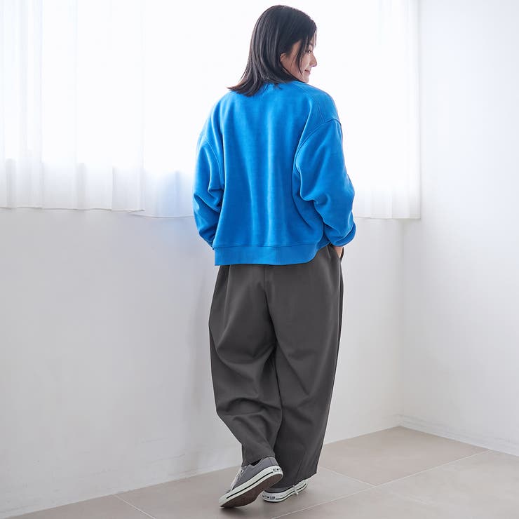 ウールライク裏起毛イージーカーブパンツ | coen【women】 | 詳細画像12 