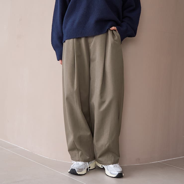 ウールライク裏起毛イージーカーブパンツ | coen【women】 | 詳細画像18 