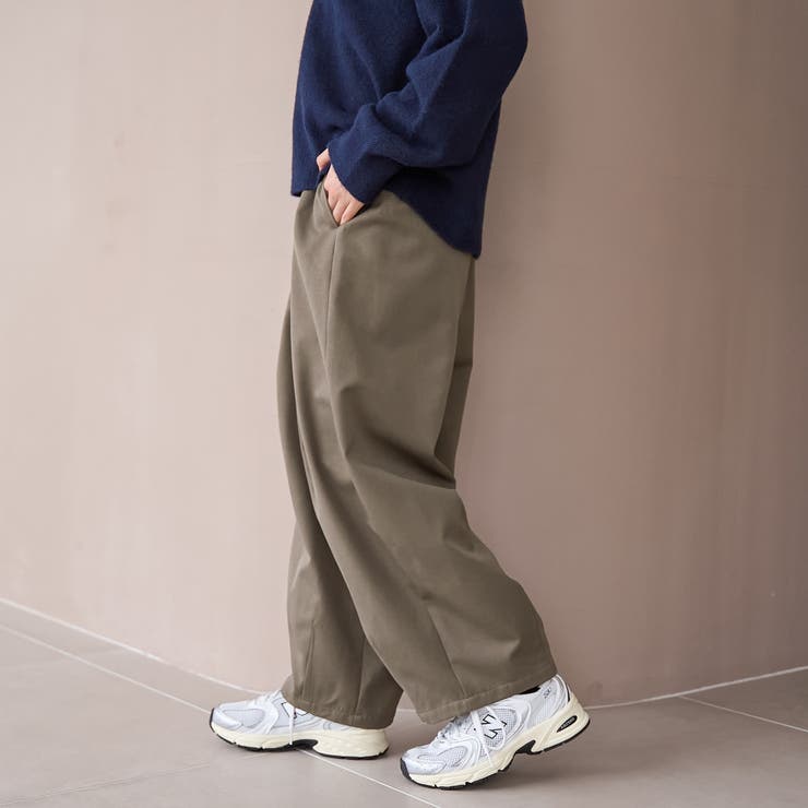 ウールライク裏起毛イージーカーブパンツ | coen【women】 | 詳細画像19 