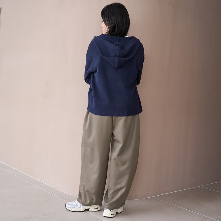 ウールライク裏起毛イージーカーブパンツ | coen【women】 | 詳細画像23 